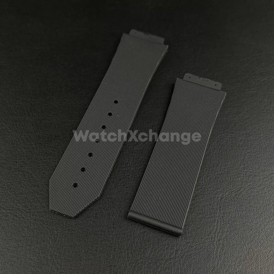 Black Rubber Silicone Watch Strap Waterproof Band Fit HUBLOT BIG BANG 19 22 23mm