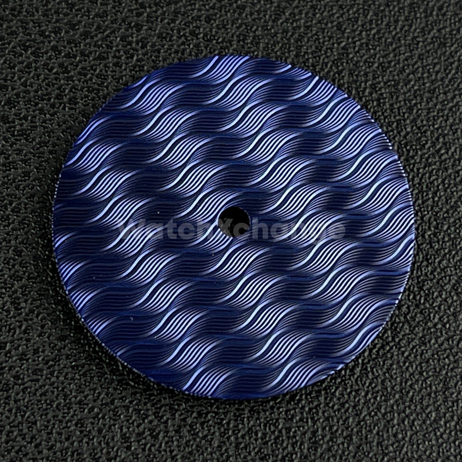28.5mm Dark Blue Wavy Texture Watch Dial Face for SEIKO NH35 NH36 Movements