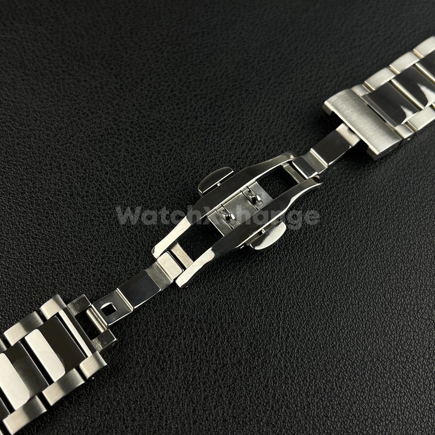 Curved End Metal Watchband Fit For Omega Seamaster AT150 Aqua Terra Watch Strap
