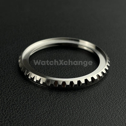 Silver LX Style Edge Watch Bezels for Seiko SKX007 SRPD Mod With Gasket
