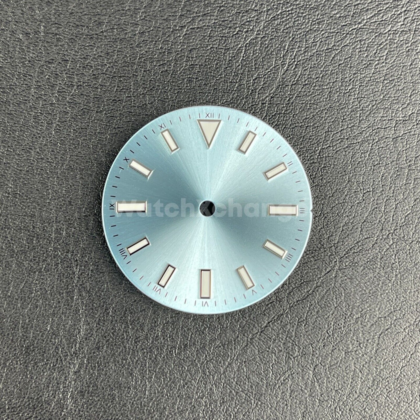 28.5MM Light Blue Watch Dial Luminous Accessory for NH35/ETA2836/8215 Movement