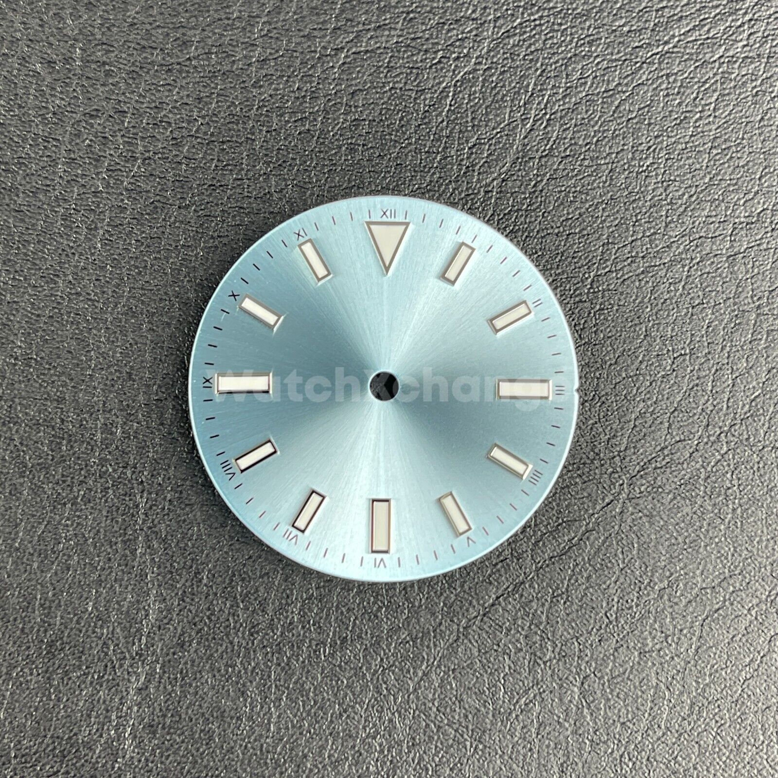 28.5MM Light Blue Watch Dial Luminous Accessory for NH35/ETA2836/8215 Movement
