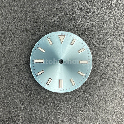 28.5MM Light Blue Watch Dial Luminous Accessory for NH35/ETA2836/8215 Movement