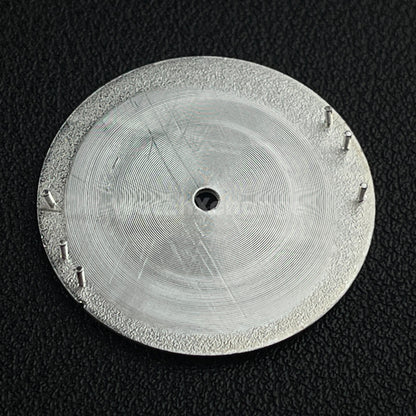 28.5mm Black & White Pearl Shell Texture Watch Dial for SEIKO NH35 NH36 Movement
