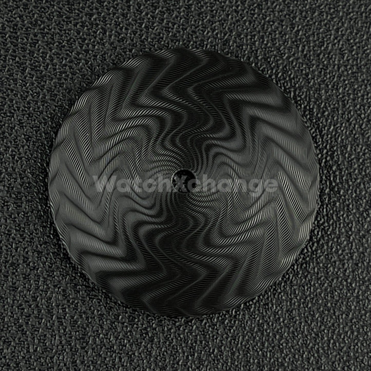 28.5mm Black Water Ripple Texture Watch Dial Face for SEIKO NH35 Movements