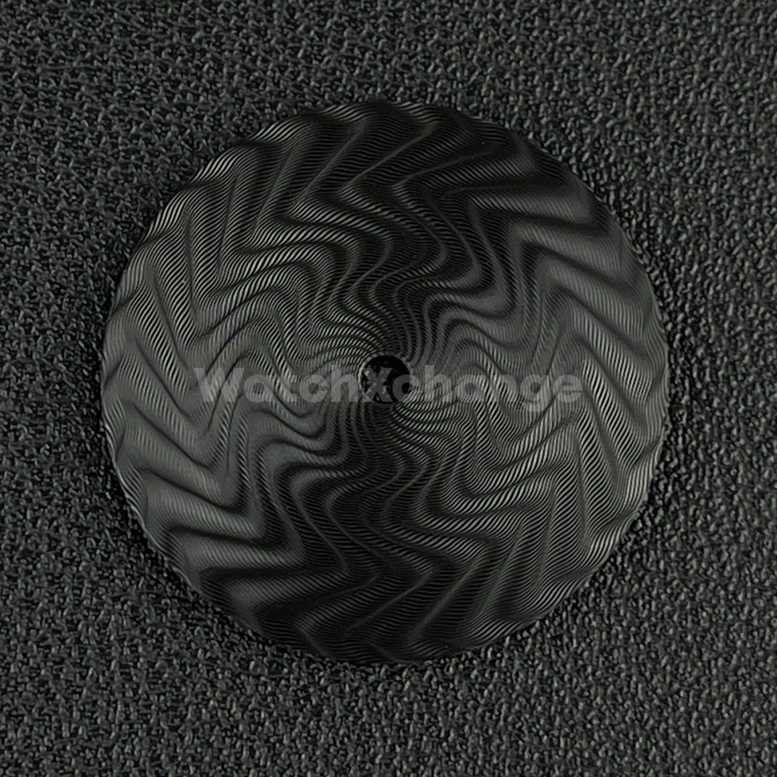 28.5mm Black Water Ripple Texture Watch Dial Face for SEIKO NH35 Movements