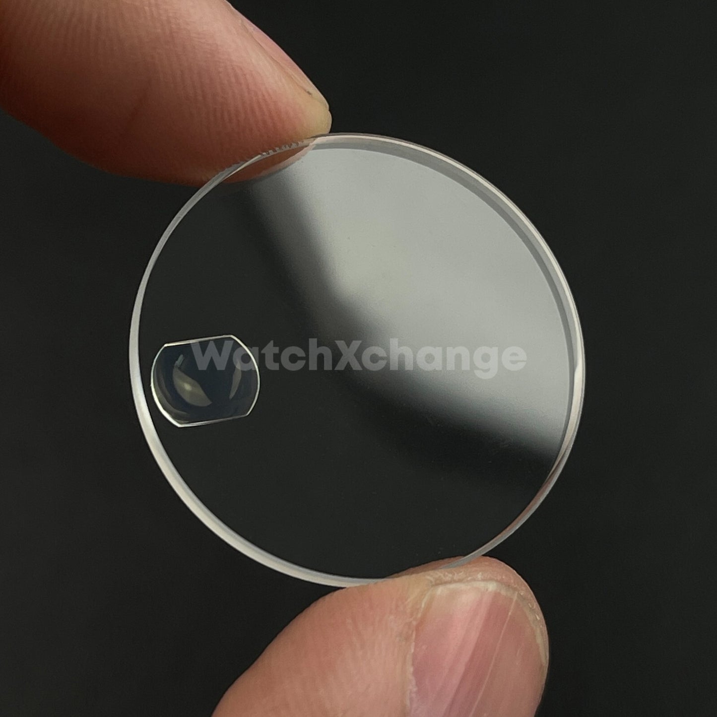 30.5mm x 2.55mm Flat Sapphire Crystal Watch Glass For Watch Seiko with Cyclops