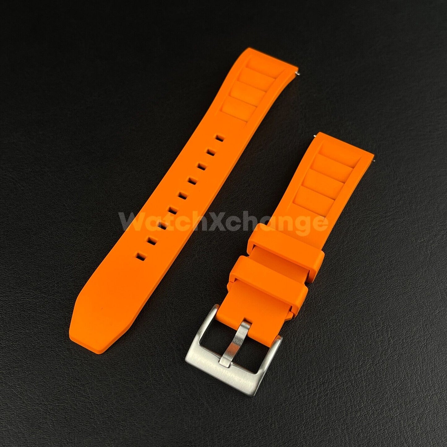 Premium FKM Rubber Watch Strap Band 20mm Quick Release Pin Various Colours