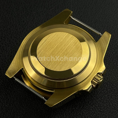 40mm Gold Stainless Steel Divers Watch Case GMT Submariner for NH35 NH36