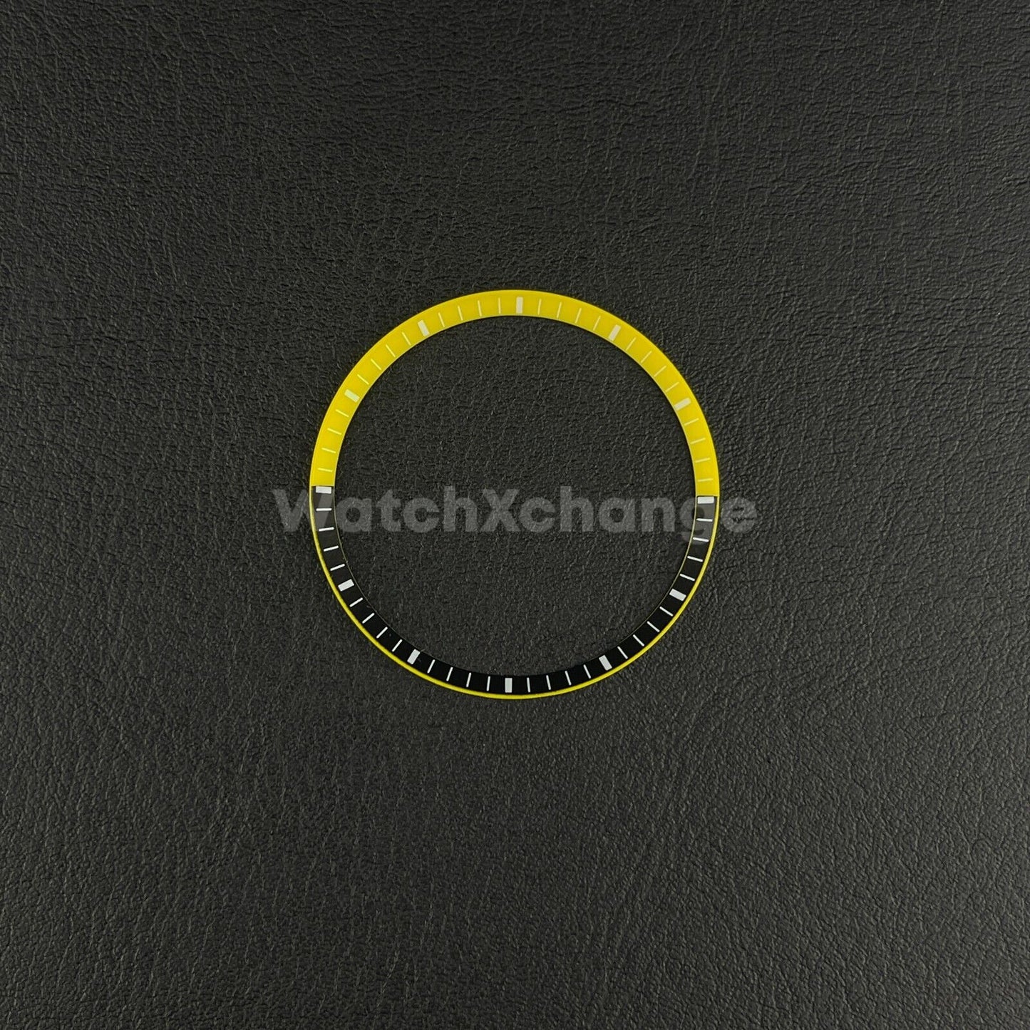 Black & Yellow Chapter Ring for Seiko SKX007 SRPD & Mod Watches 30.5mm NH36 NH35