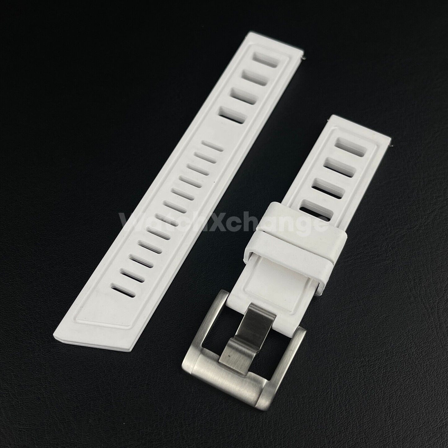 High Quality Premium FKM Rubber Watch Strap Band 20mm Various Colours