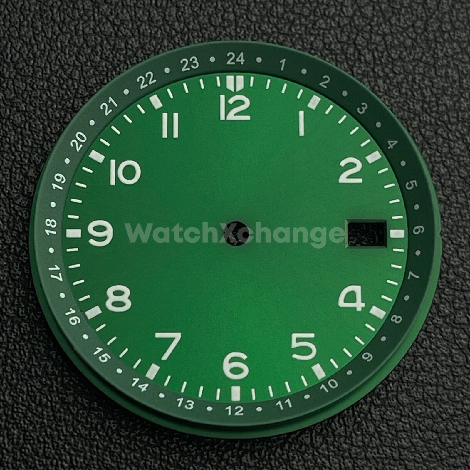 33.5mm Green Watch Dial for SEIKO NH35 NH36 Watch Movement