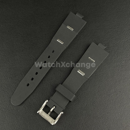 High Quality Soft Waterproof Silicone Watch Band Strap for Bvlgari 22*8mm 24*8mm