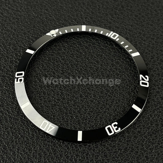 34mm Black & White Ceramic SUB Bezel Insert For Seiko Rolex Tudor Divers Watch