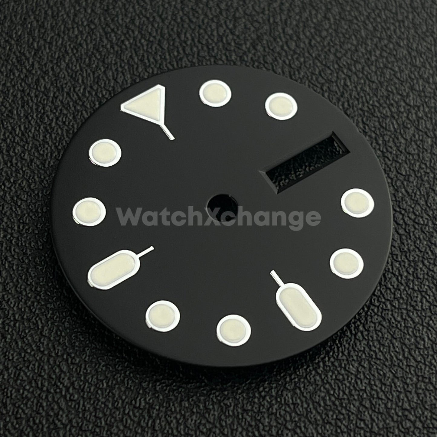 28.5mm Black & White Watch Dial Face for SEIKO NH36 Movement