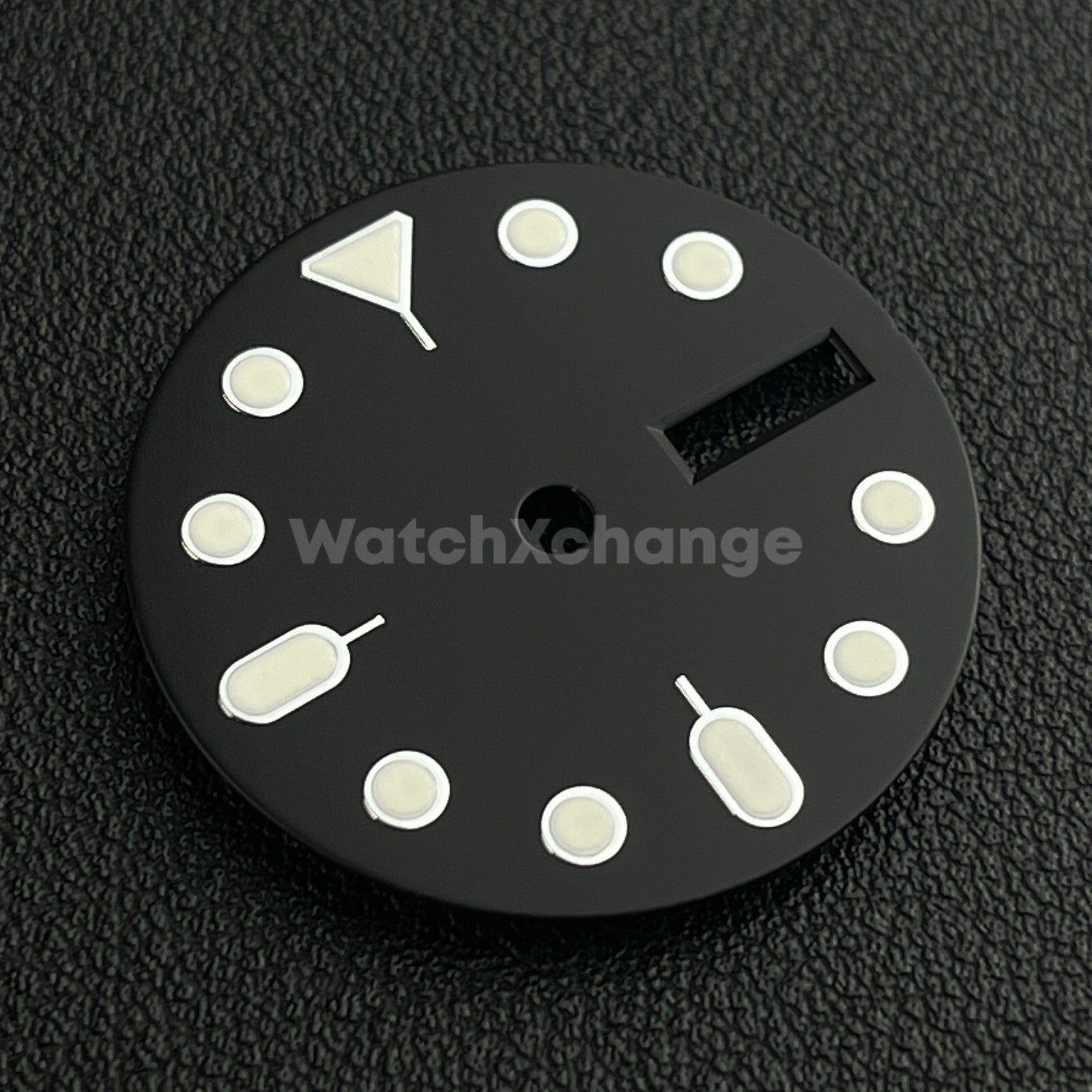 28.5mm Black & White Watch Dial Face for SEIKO NH36 Movement