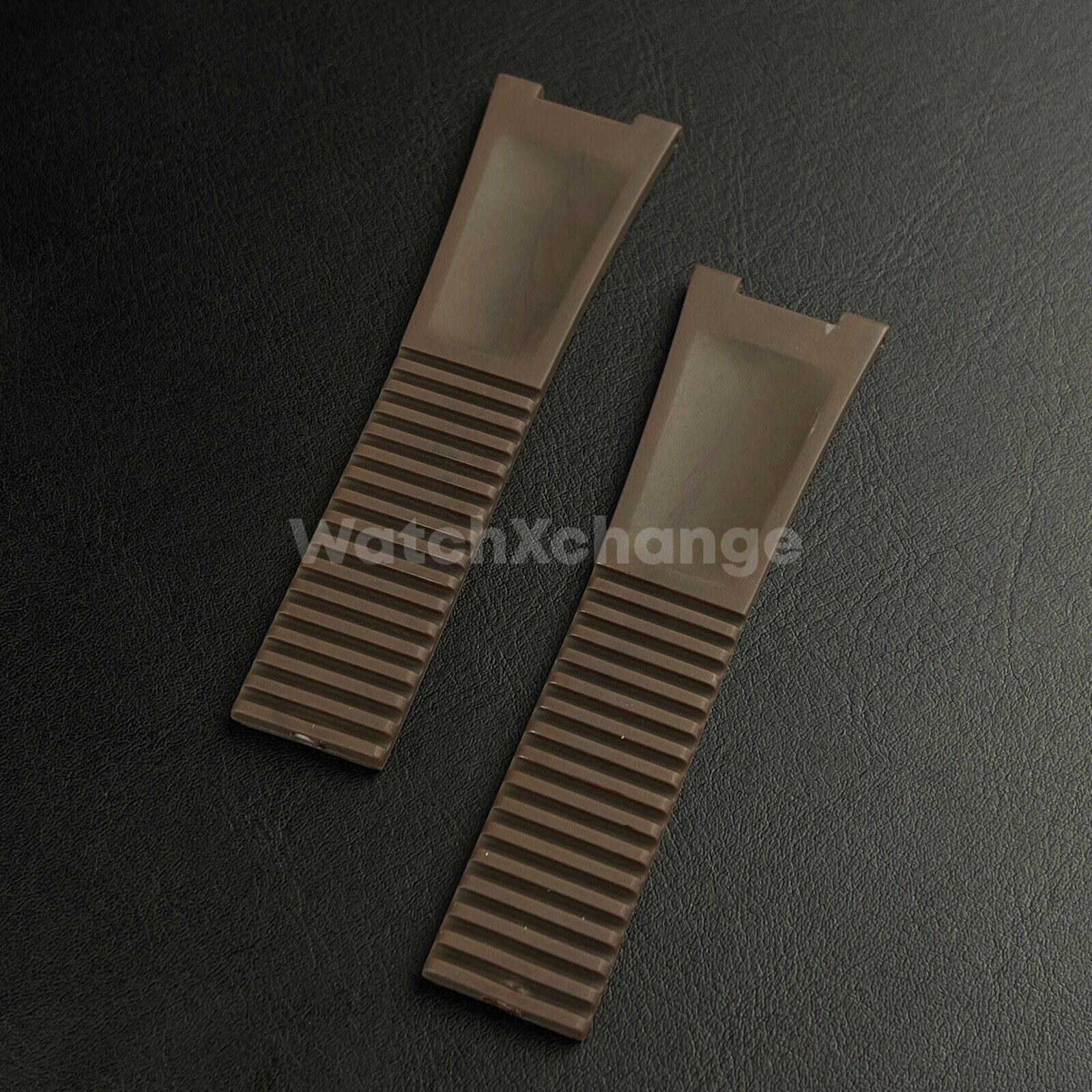 Brown Silicone Watch Band Fit for Patek Philippe Nautilus 5711/5712/5980 Strap