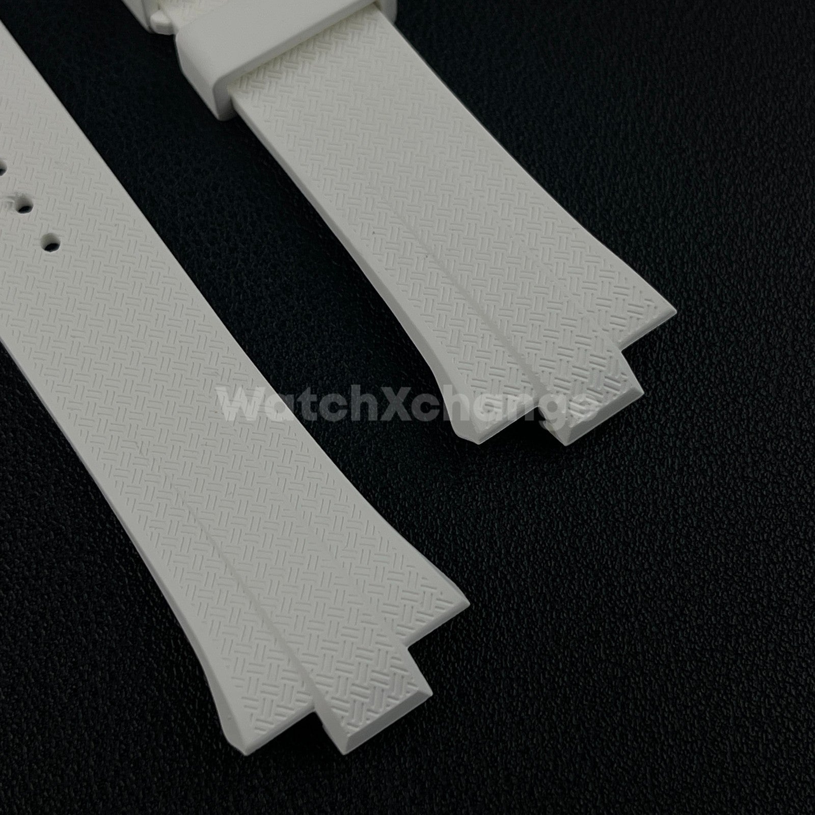 White Rubber Watch Strap For Citizen Tsuyosa NJ0150 NJ0151ME NJ01510158 9mm