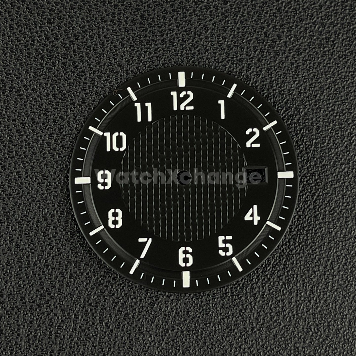34mm Black Watch Dial for Seiko NH35A Automatic Movement Parts