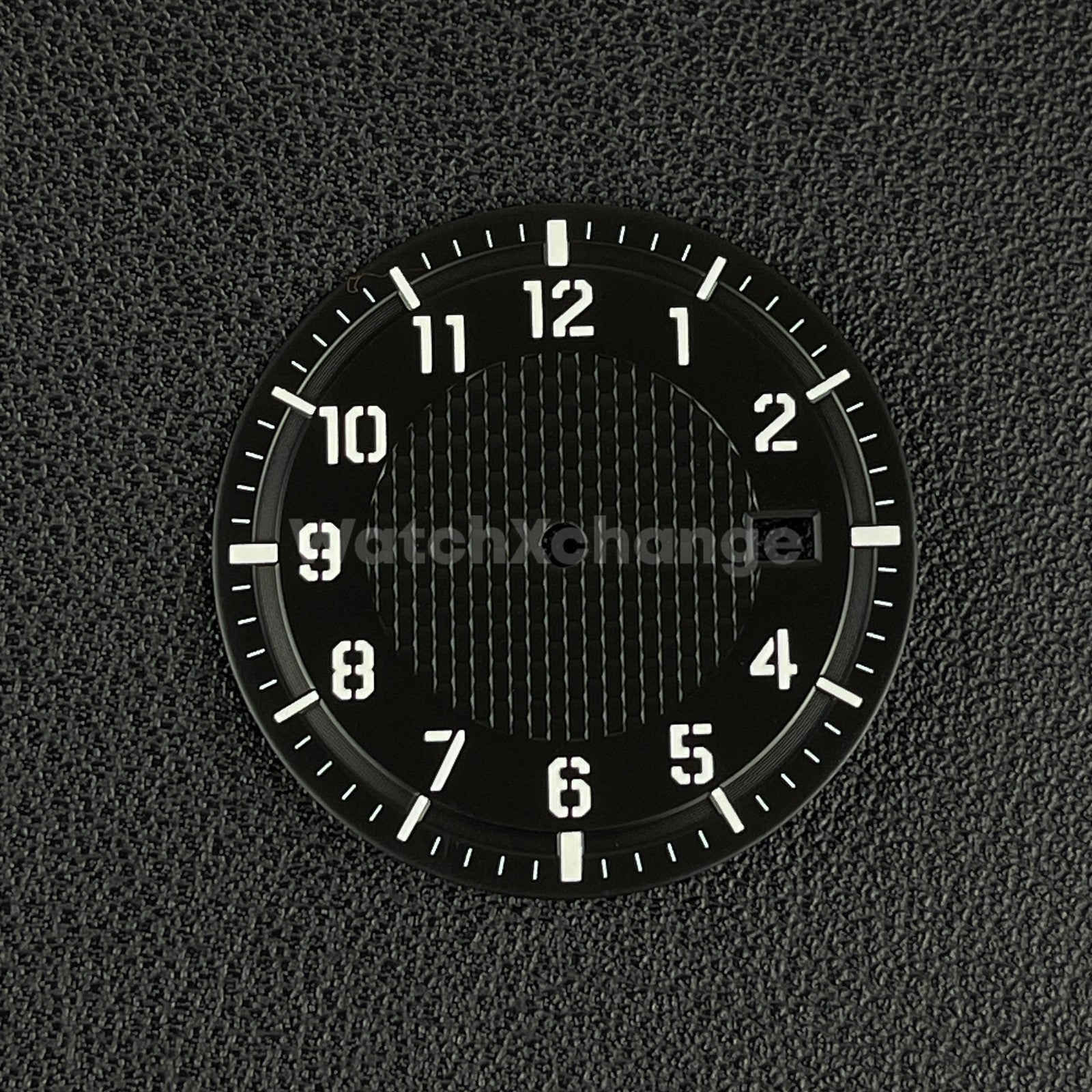 34mm Black Watch Dial for Seiko NH35A Automatic Movement Parts