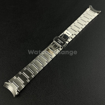 Curved End Metal Watchband Fit For Omega Seamaster AT150 Aqua Terra Watch Strap