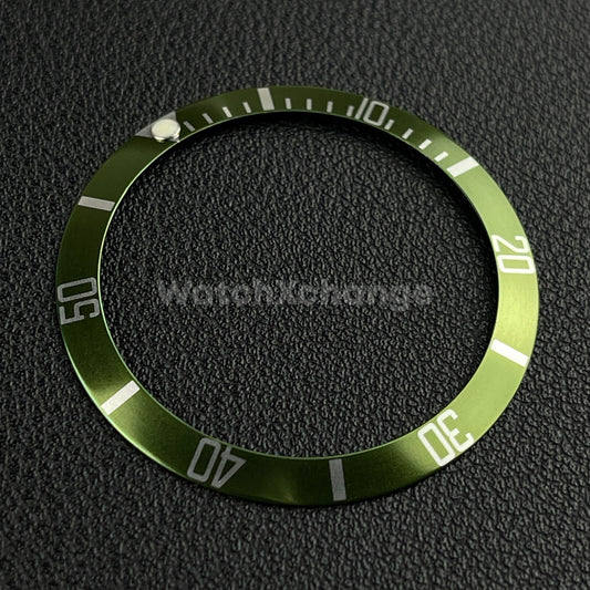 Green 37.5mm Aluminium Watch Bezel Insert for Rolex 16610 Seiko