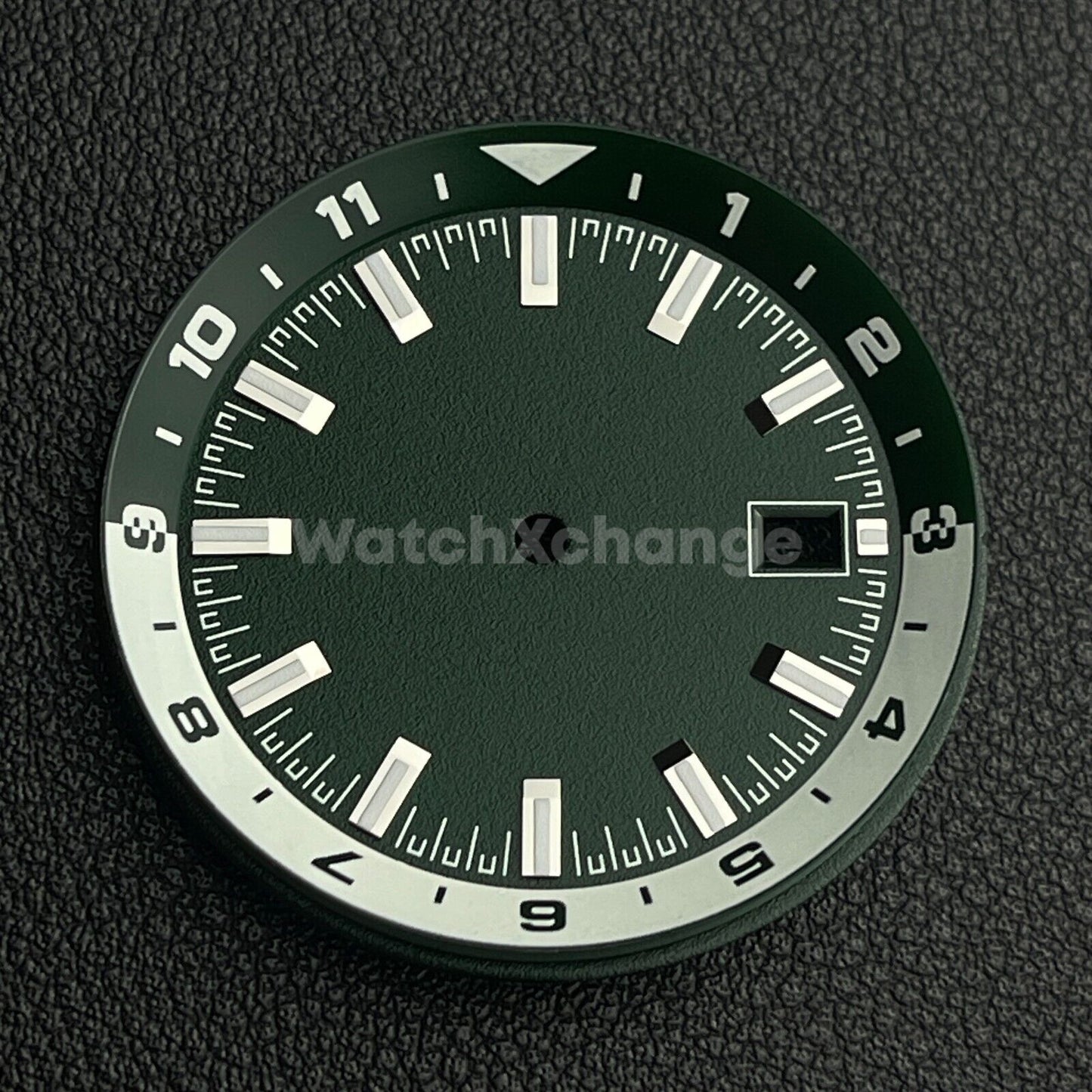 36.5mm Green & White Watch Dial for SEIKO NH35 NH35A Watch Movement