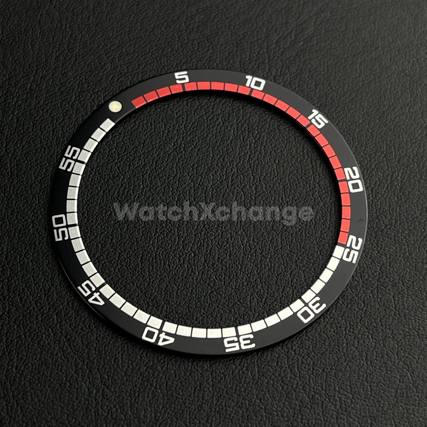 Black 38mm Flat Aluminium Bezel Insert For Diver Watch Seiko Mod SKX SRPD