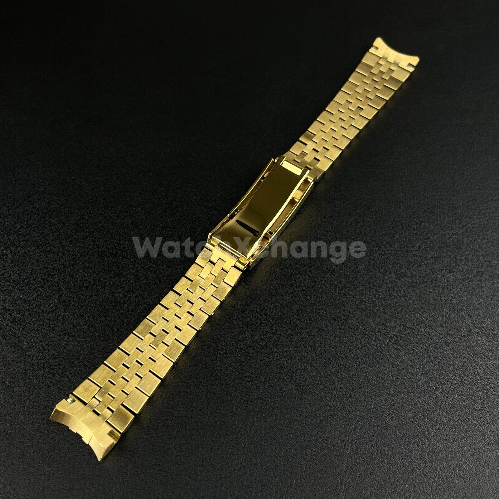 20mm Gold Jubilee Watchband Bracelet Oyster Deployment Clasp For Rolex Sub GMT