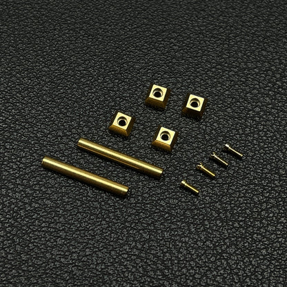 Gold Cartier Pasha Screws Tubes Strap Bracelet Band 16mm-22mm Lug Watch Pins