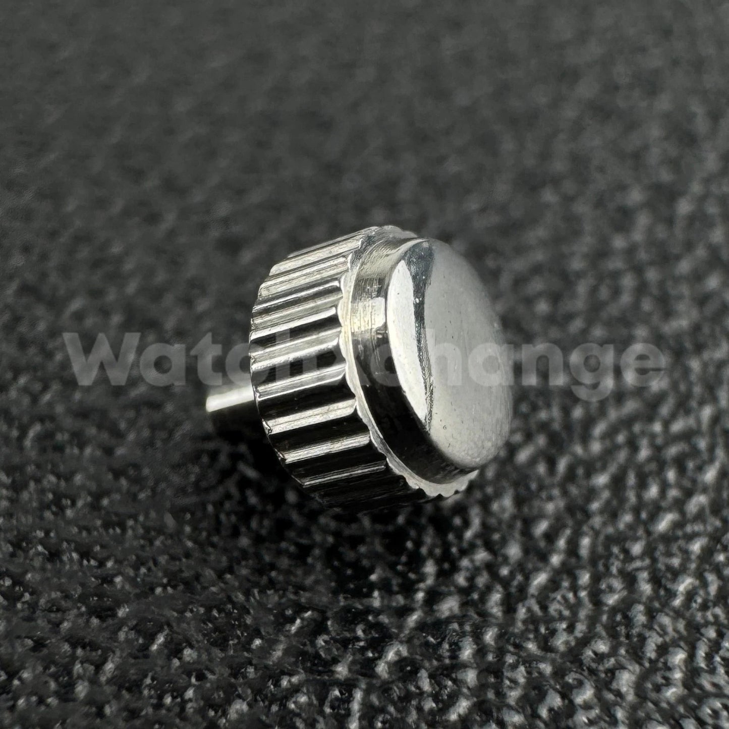 Silver Long Tube Replacement Watch Crown 2mm 2.5mm Hole Diameter 3mm - 8mm Head