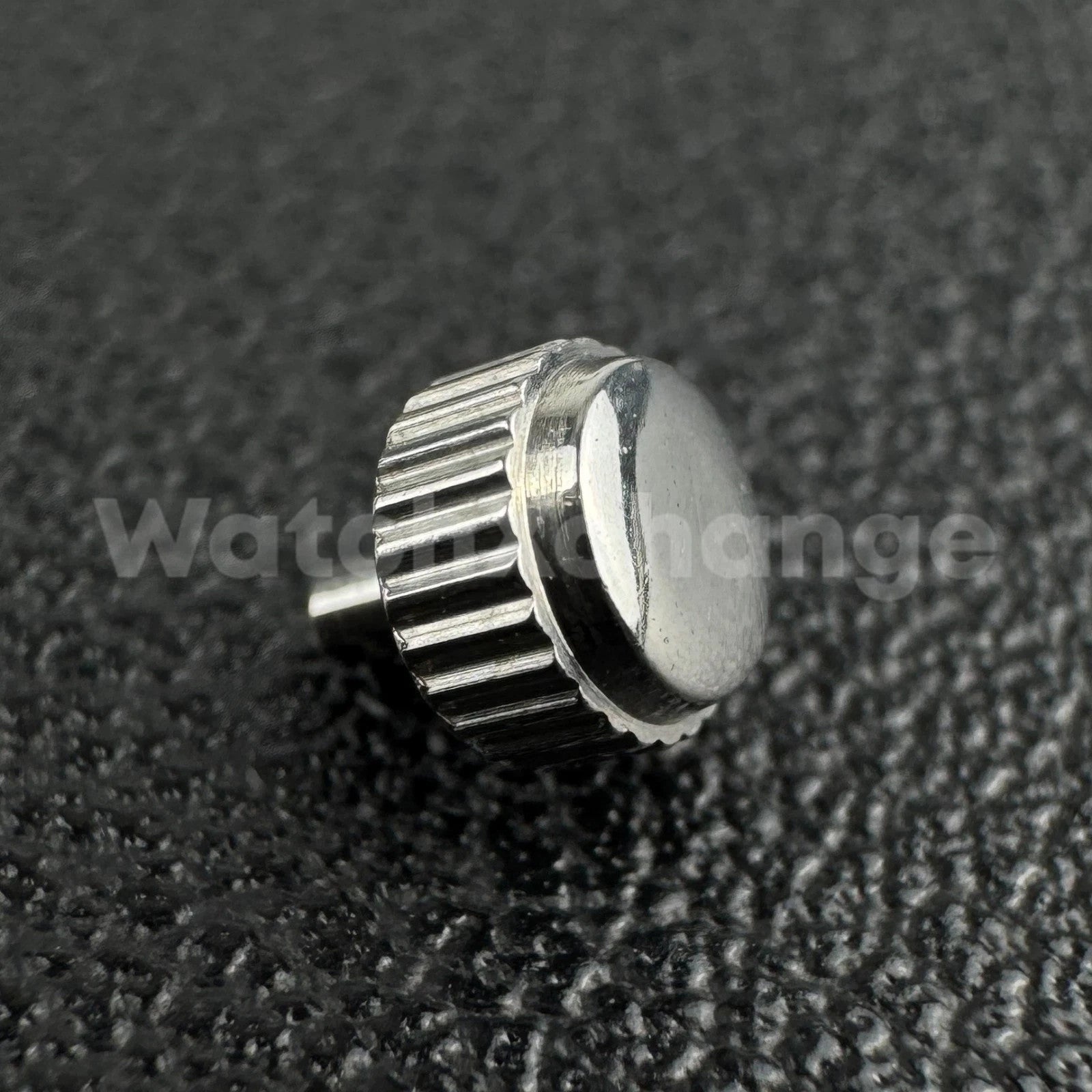 Silver Long Tube Replacement Watch Crown 2mm 2.5mm Hole Diameter 3mm - 8mm Head