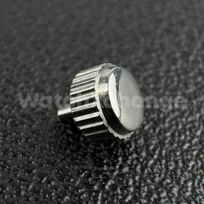 Silver Long Tube Replacement Watch Crown 2mm 2.5mm Hole Diameter 3mm - 8mm Head