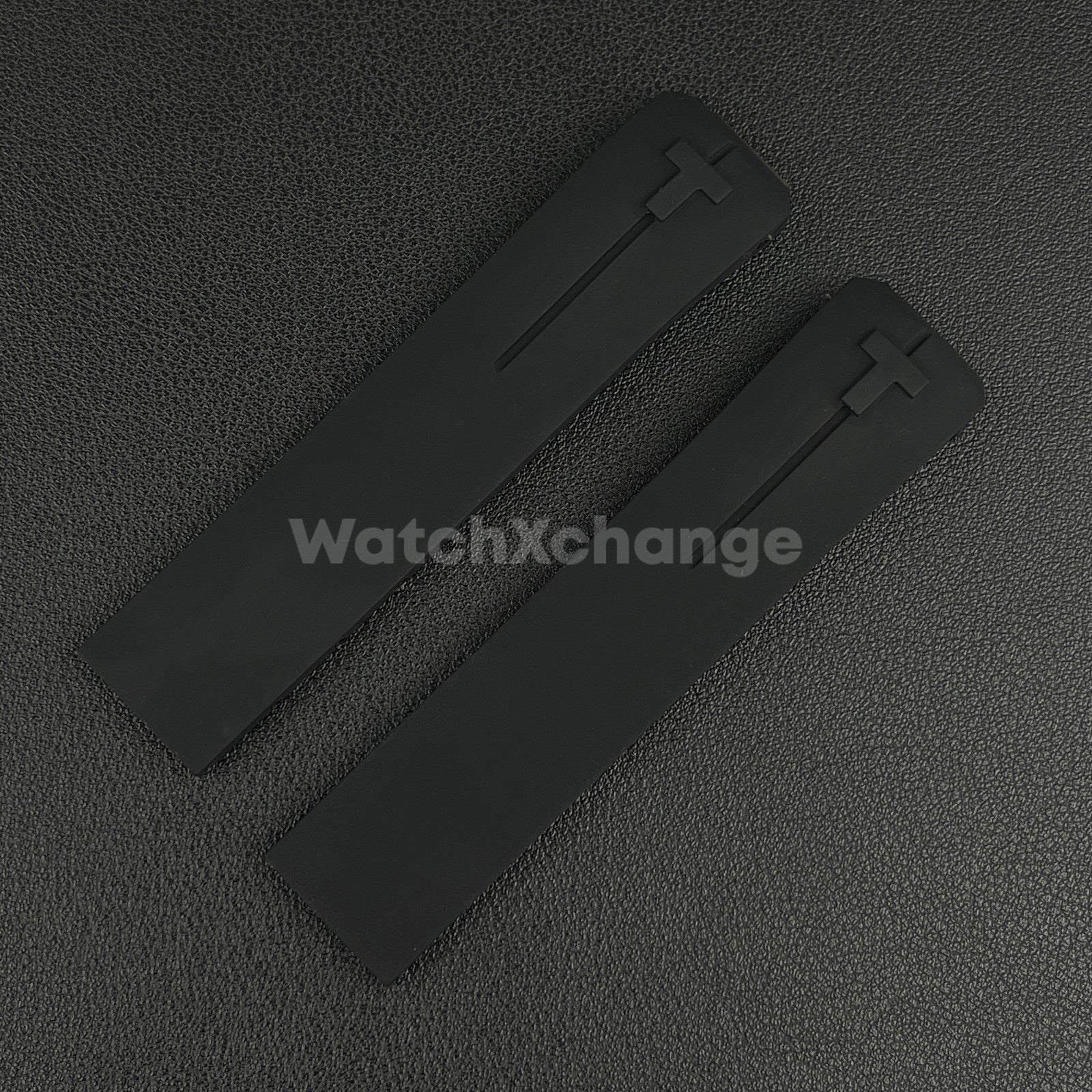 For T-TOUCH Watch TISSOT 20mm / 21mm Rubber Z353 Strap Band Clasp Buckle Black