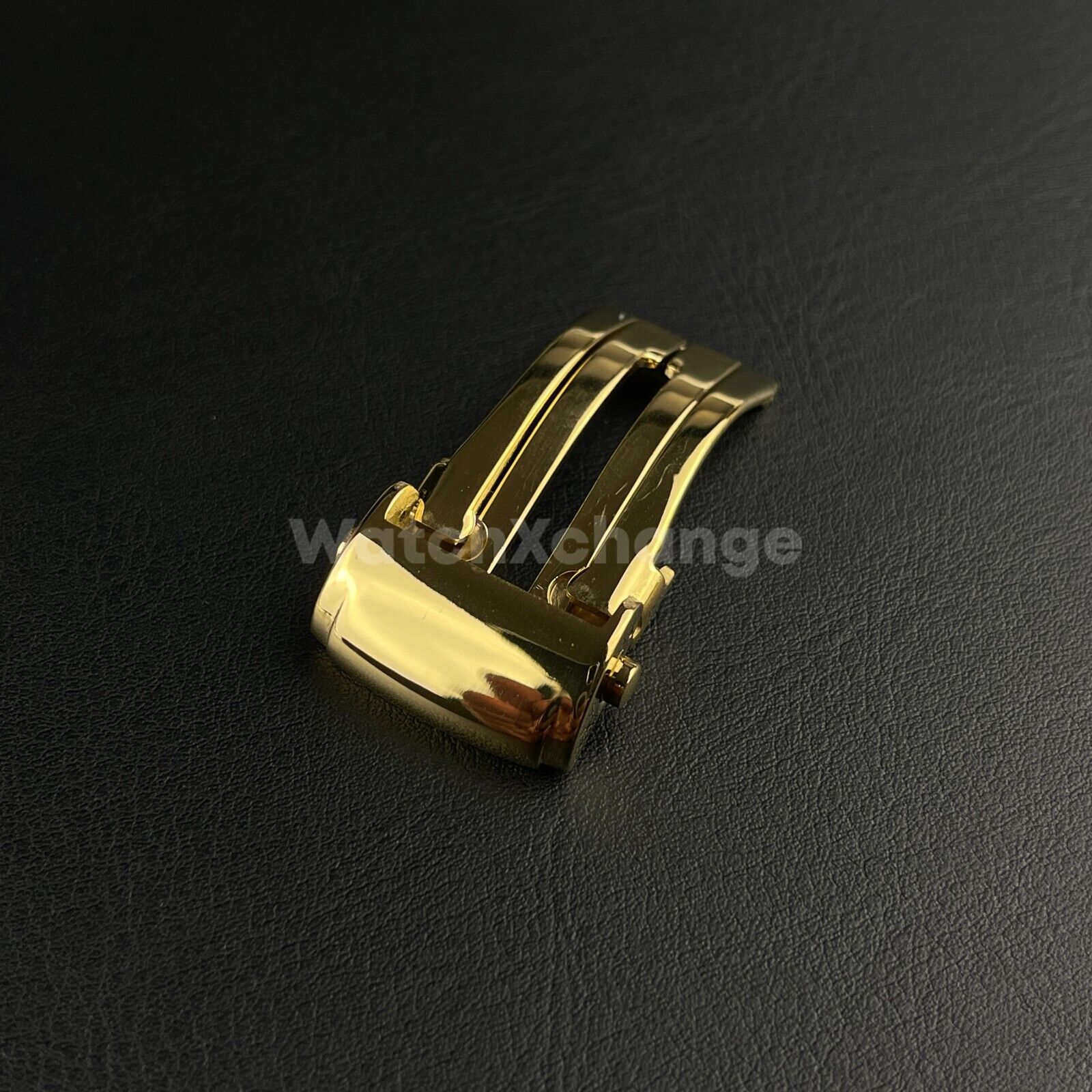 18mm Gold Folding Deployment Clasp Buckle For Maurice Lacroix Watches