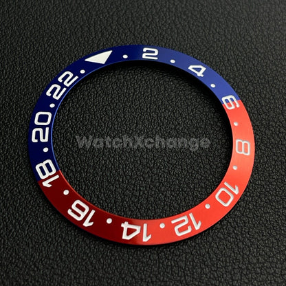 Blue & Red Pepsi Style Bezel Insert 40mm for Rolex Seiko SKX SRPD Omega