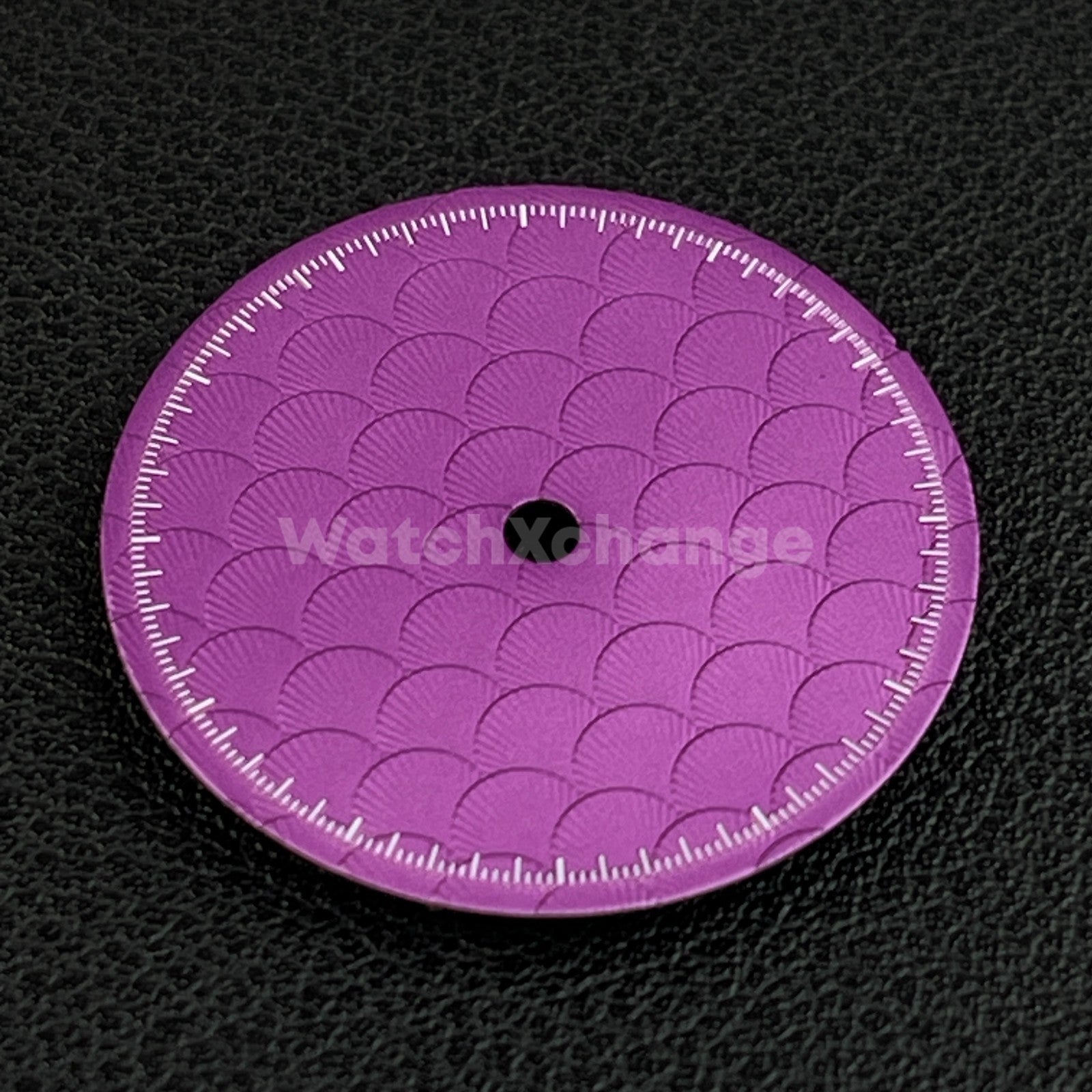 28.5mm Purple Shell Texture Watch Dial Face for SEIKO NH35 NH36 Movements