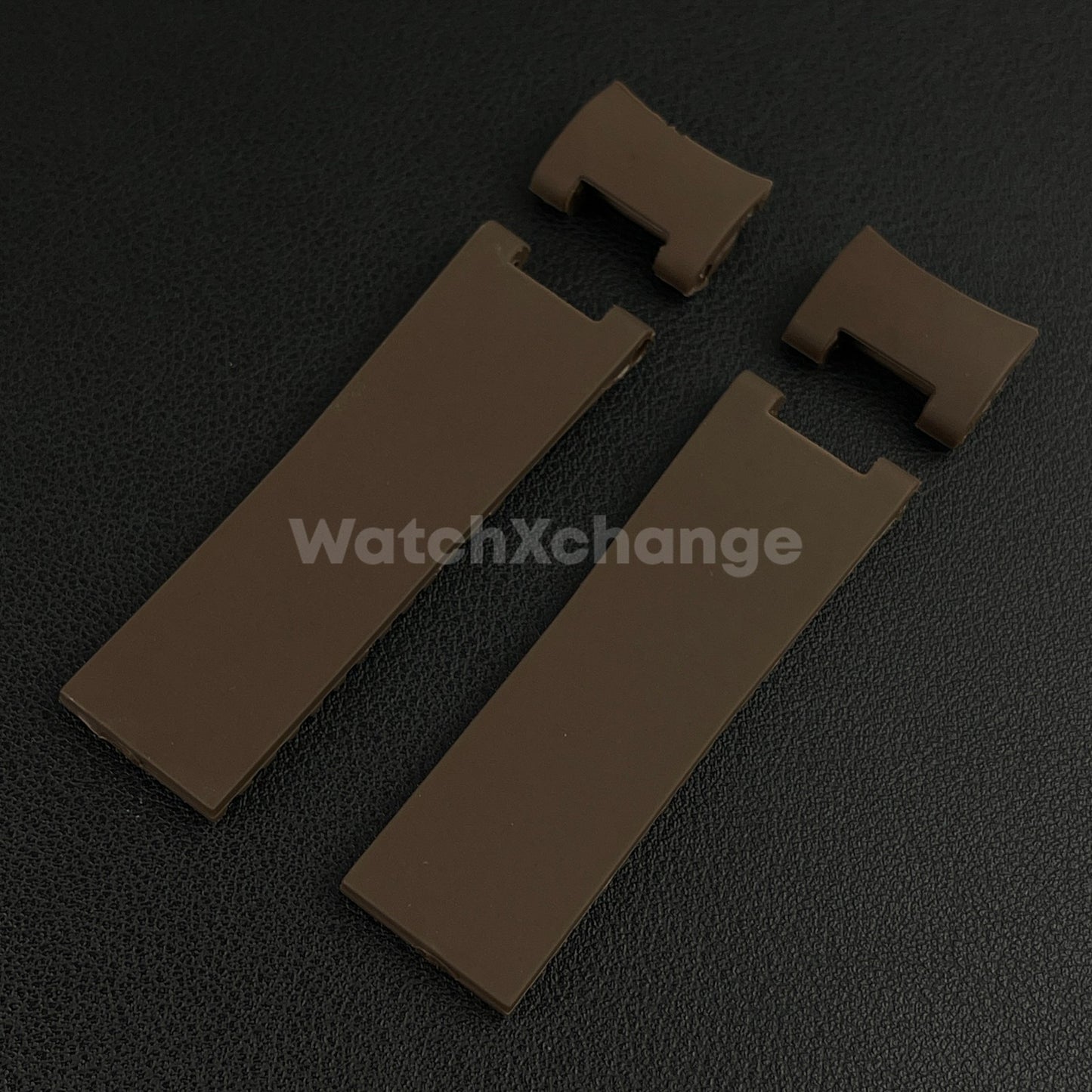 22mm Brown Silicone/Rubber Band Strap For Ulysse Nardin 263 DIVER Watch
