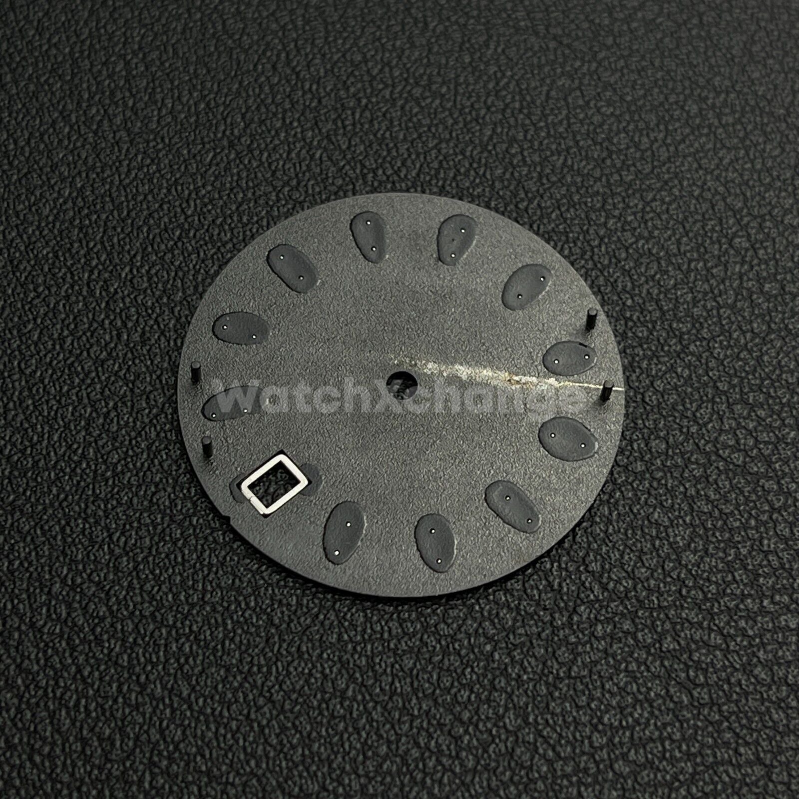 28.5mm Dark Blue Vertical Line Texture Watch Dial for SEIKO NH35 NH36 Movement