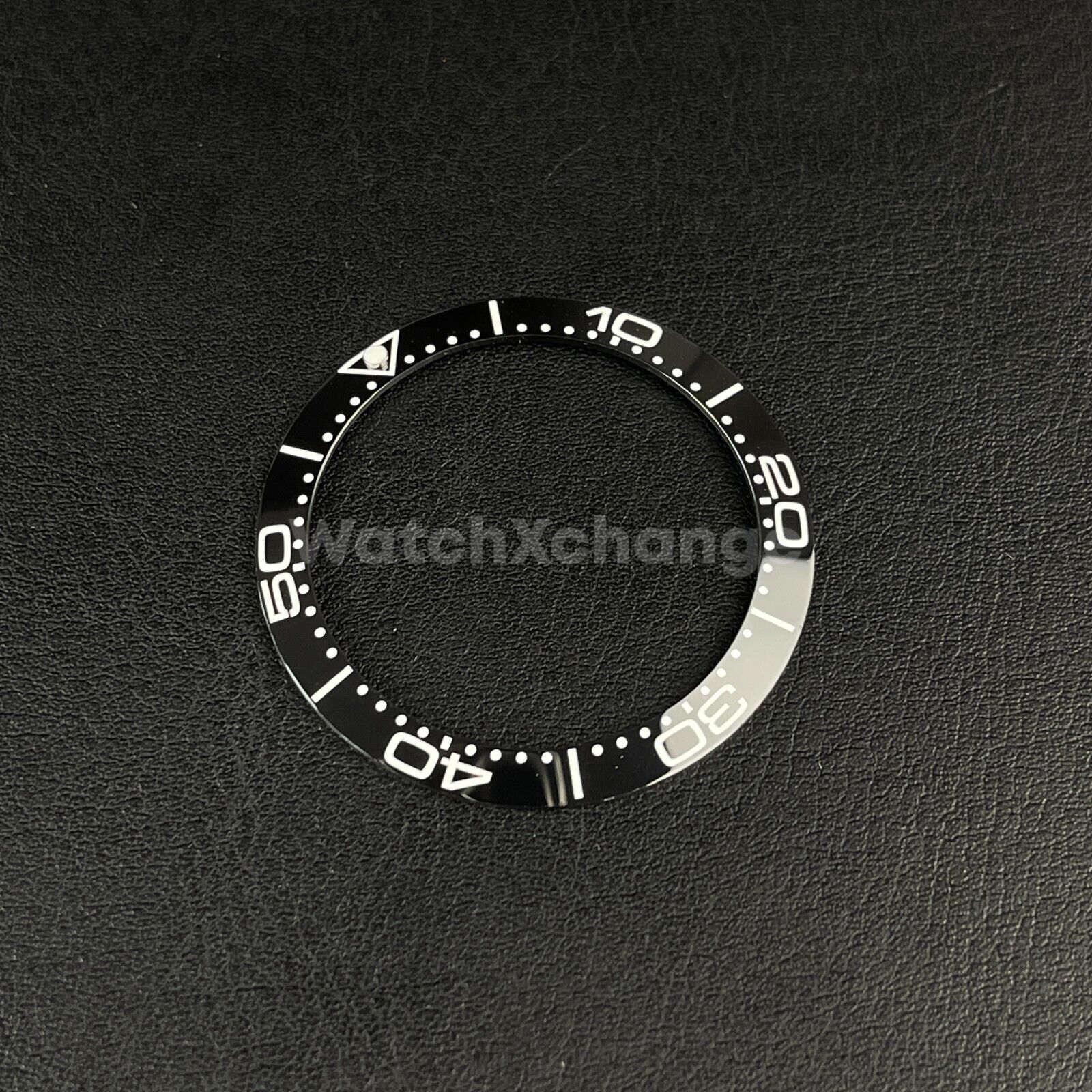 38mm Black Ceramic bezel insert For Seiko SRPD SKX Omega Divers Watch