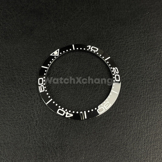 38mm Black Ceramic bezel insert For Seiko SRPD SKX Omega Divers Watch