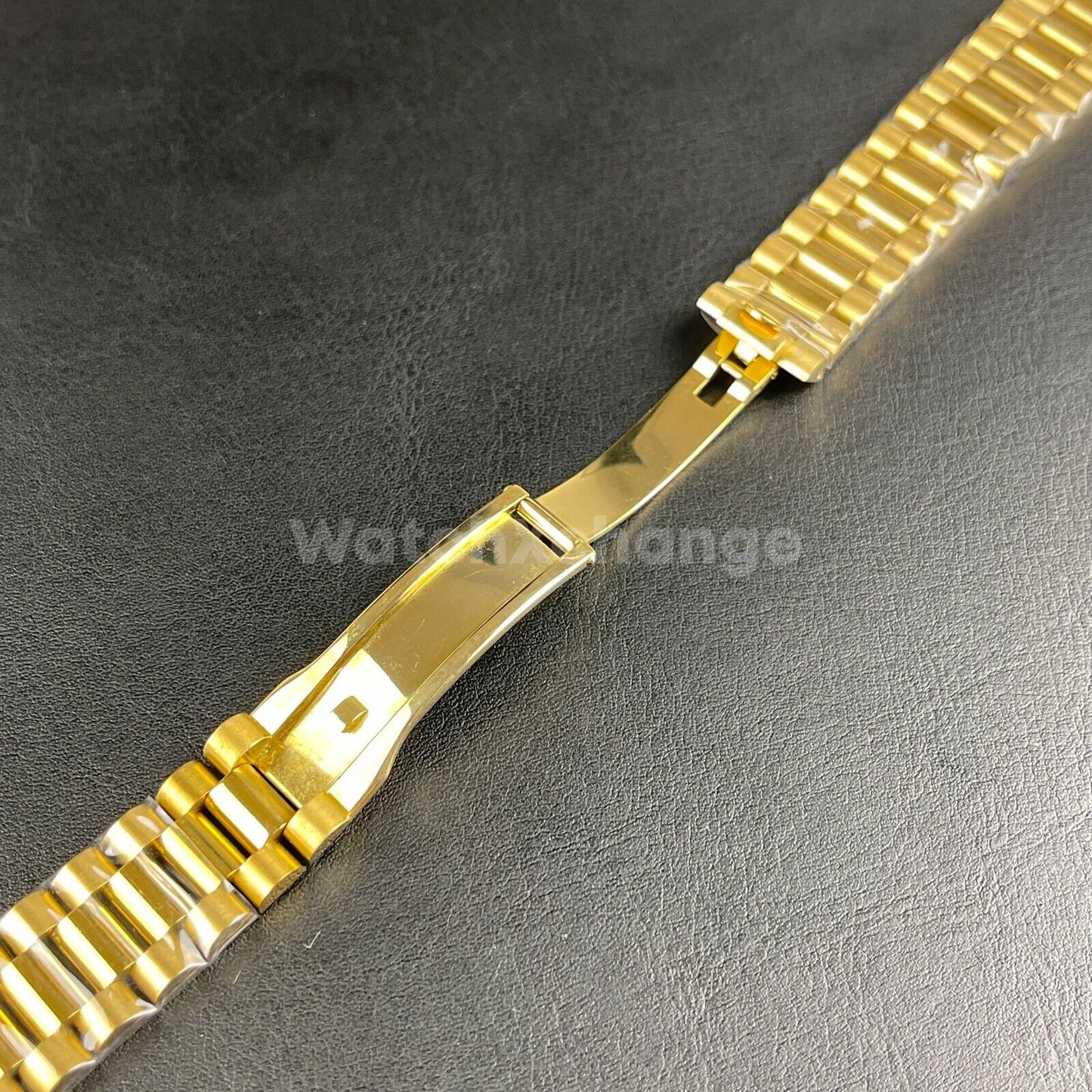 Gold Premium Stainless Steel Watch Bracelet Strap Band Fit Rolex Datejust 20mm