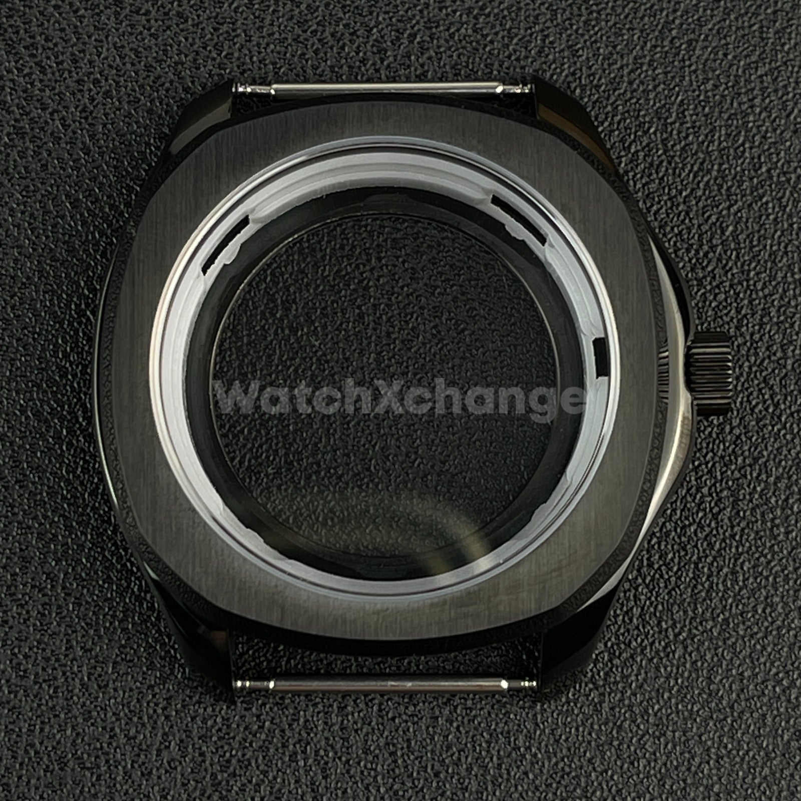 40mm Black Stainless Steel Watch Case For Japanese NH35 NH36 NH38