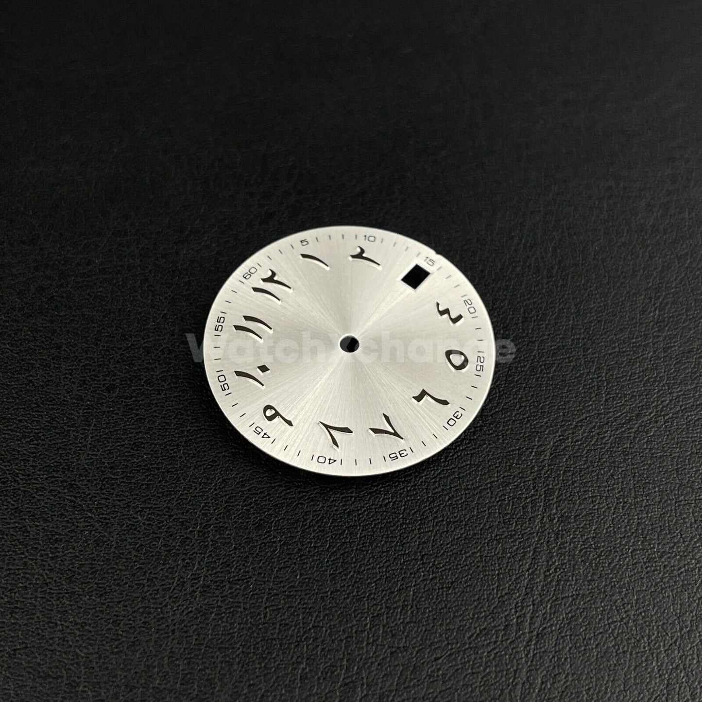 28.5mm White Silver Arabic Watch Dial NH35 NH36 Movement Professional
