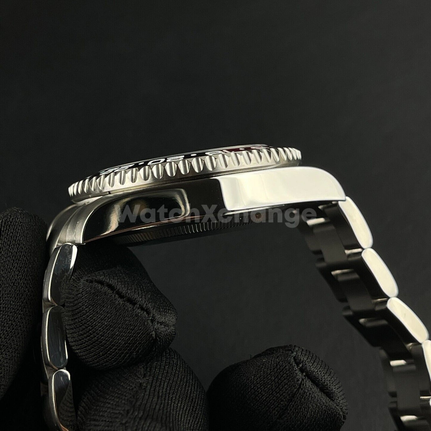 Black & Red Coke 40mm Diving Mens Watch NH35A Automatic Movement Sapphire Steel