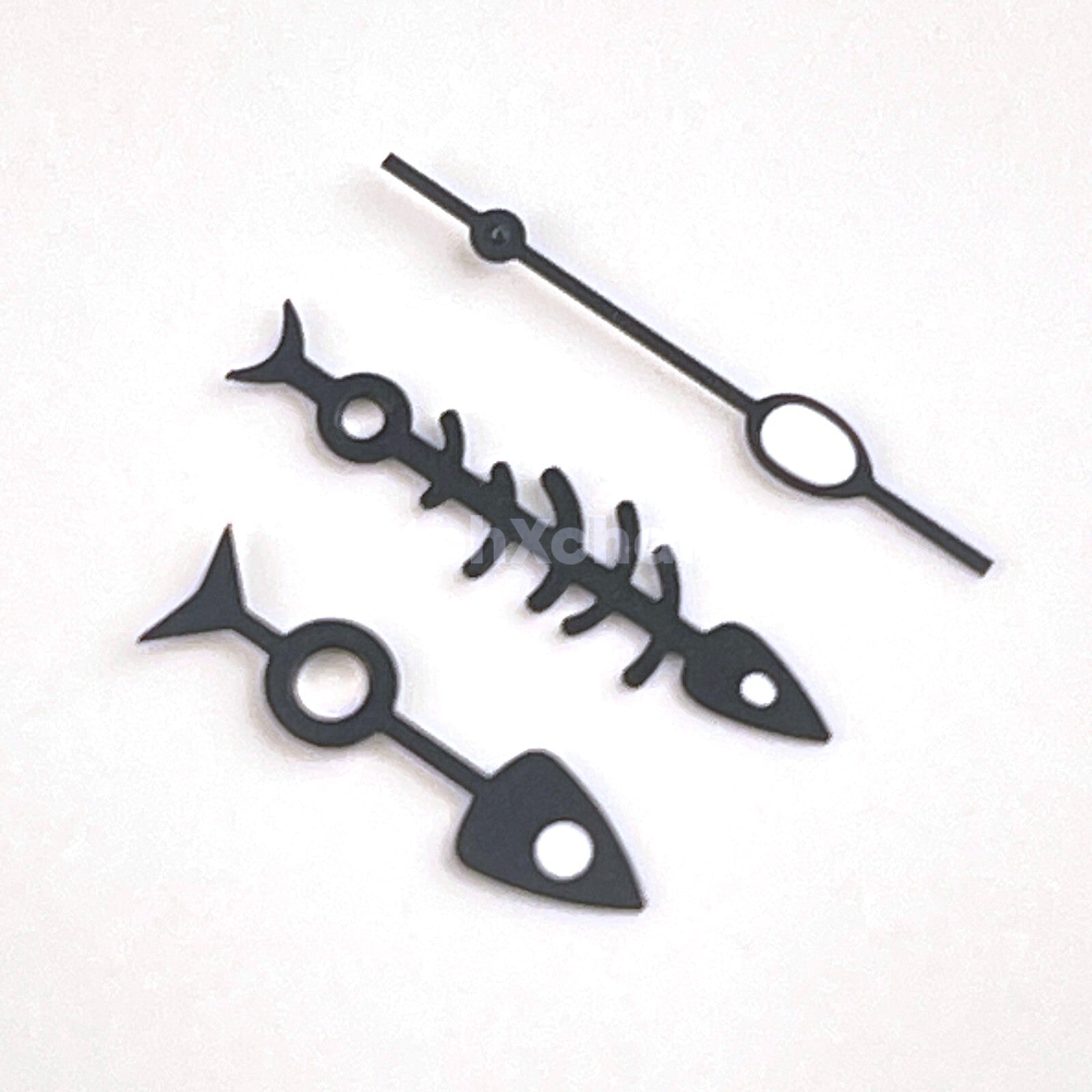 Black Fish Bone Watch Hands For SEIKO NH35 NH36 Movements
