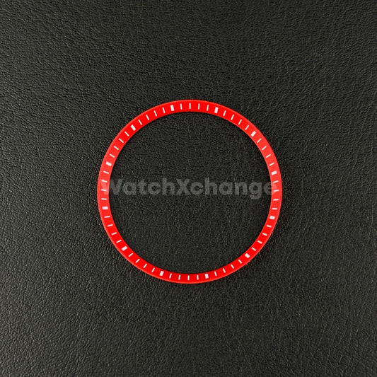 Red & White Chapter Ring for Seiko SKX007 SRPD & Mod Watches 30.5mm NH36 NH35