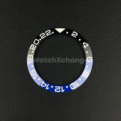 39.8mm Bezel insert For Divers Watch Rolex GMT Seiko SKX SRPD Black Blue Batman