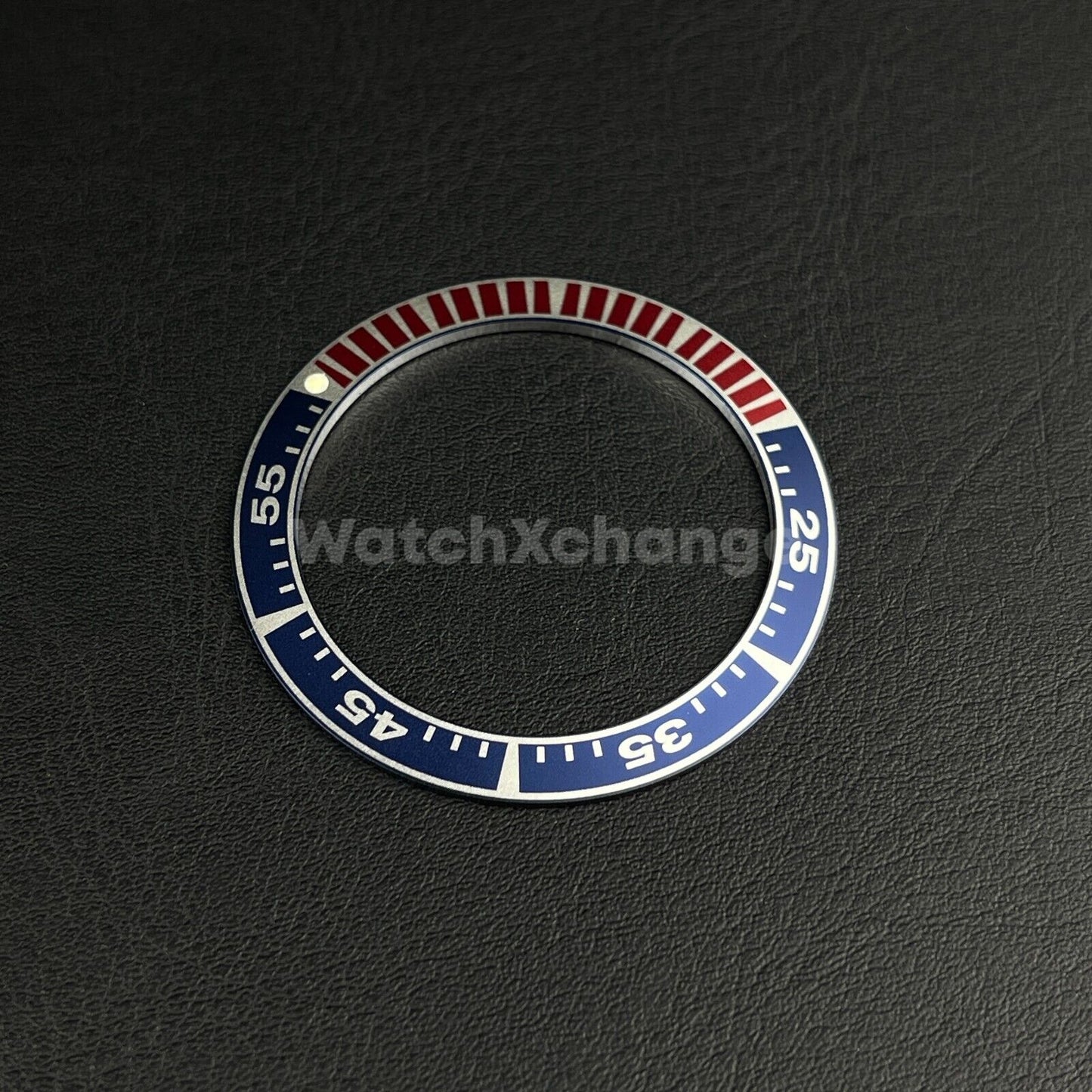 41mm Blue & Red Aluminium Bezel Insert Fits Seiko King Prospex Samurai SRPF