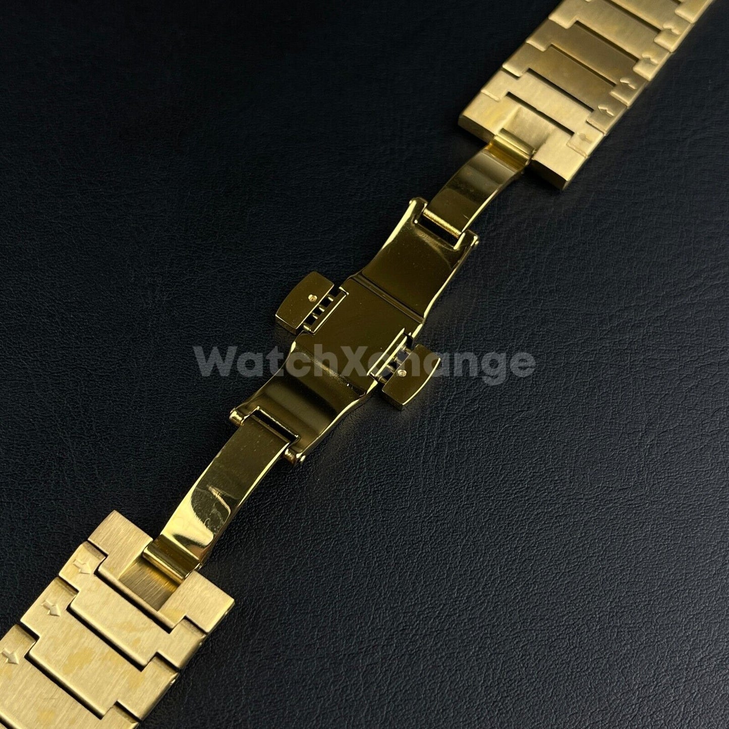 12mm Gold Steel Metal Watch Band Strap For Tissot PRX 40mm Case Bracelet